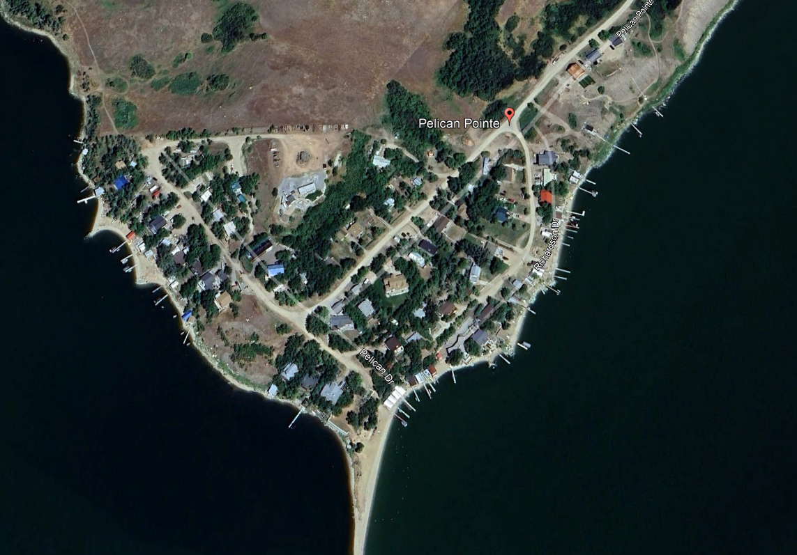 Google map view of pelican point community