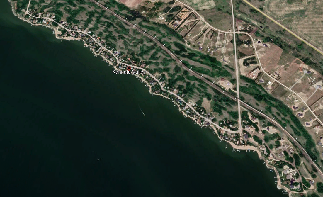 Google Earth View of Kannata Valley